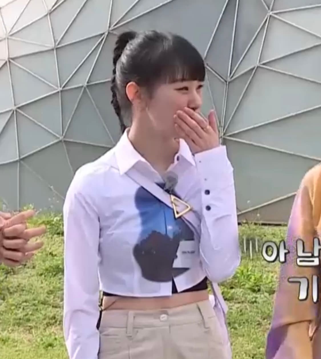 노제착용)디와이도샵 인터넷걸 크롭 셔츠 상품이미지3