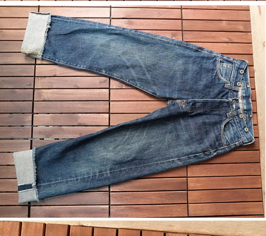 90S EVIS 에비스 에비수 초기모델 빈티지 셀비지데님 27사이즈  상품이미지3