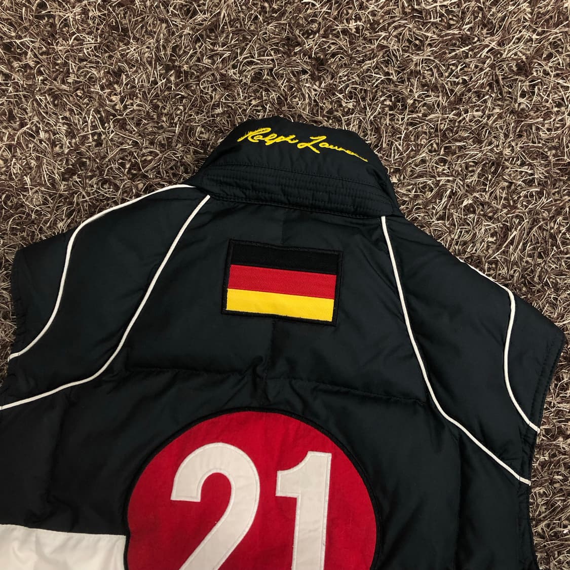 폴로 랄프로렌 빅포니 독일 레이싱 투웨이 다운 패딩 조끼 베스트 상품이미지5