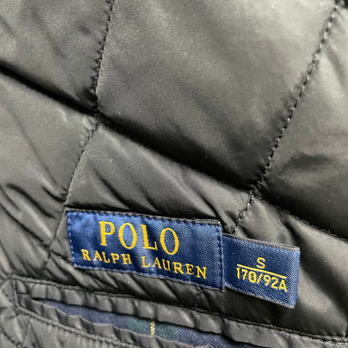 폴로 랄프로렌 퀄팅 블레이저 블랙 S 상품이미지6