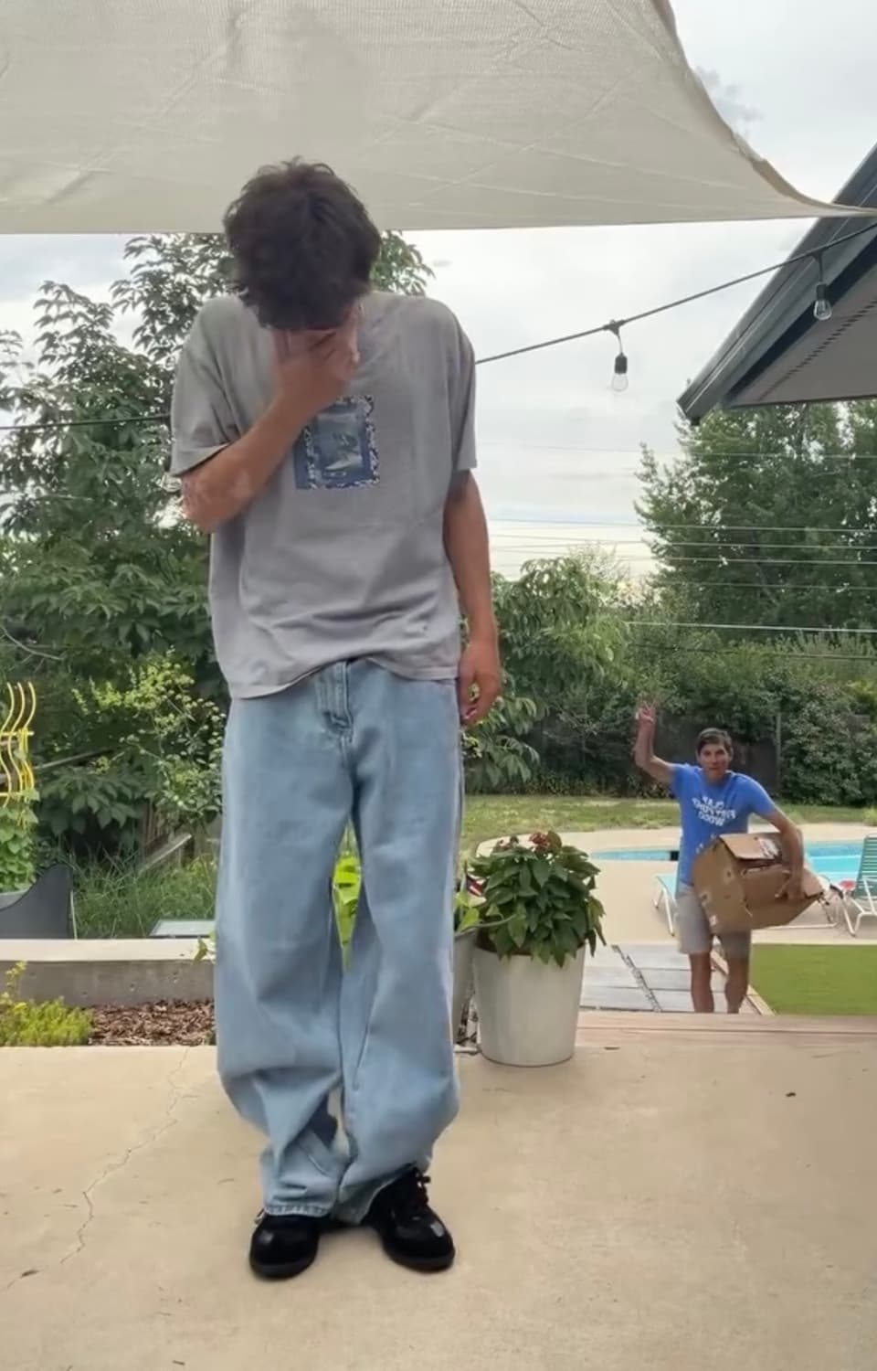 bombshell 루즈핏 베기 데님 라이트 워시 30x32 상품이미지2