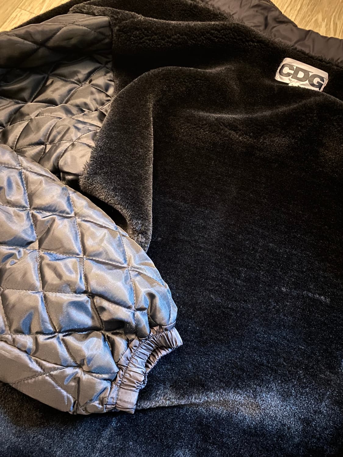 꼼데가르송 CDG 블랙 코치 자켓 (겨울용) 상품이미지4