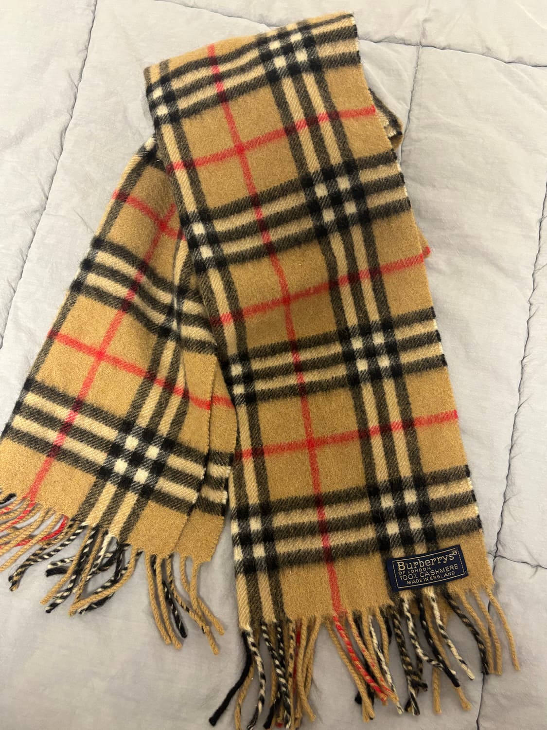 버버리 머플러 100%케시미어 급처 상품이미지3