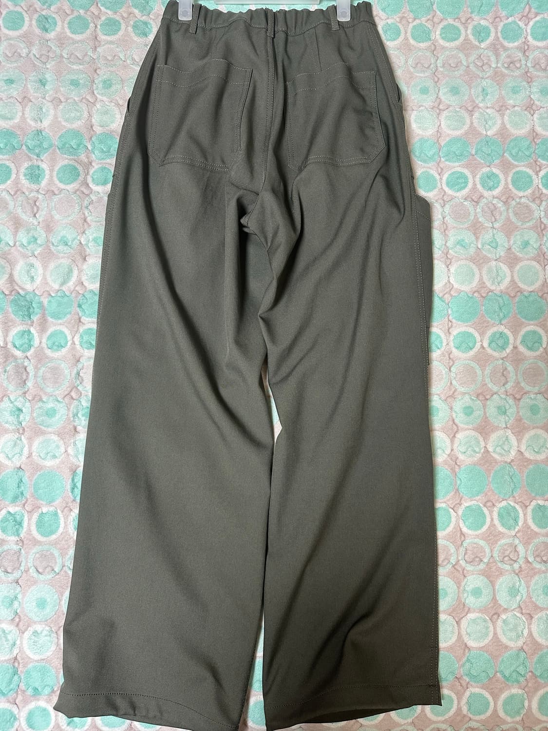 비긴202 One Tuck Wide Baker Pants [Olive] 상품이미지6