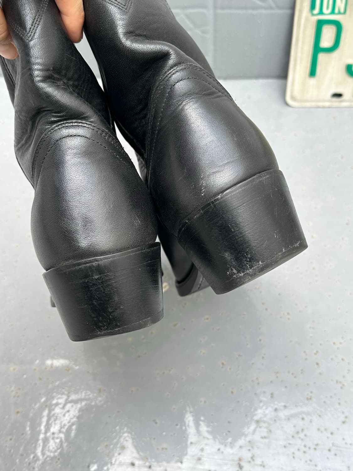 [듀랑고] •Durango Cowboy Black Boots 상품이미지5