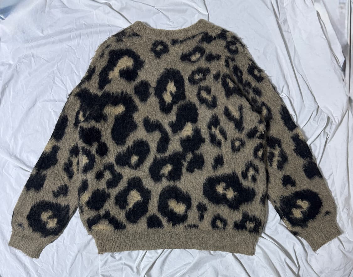 Rose bud 레오파드 알파카 니트 상품이미지2