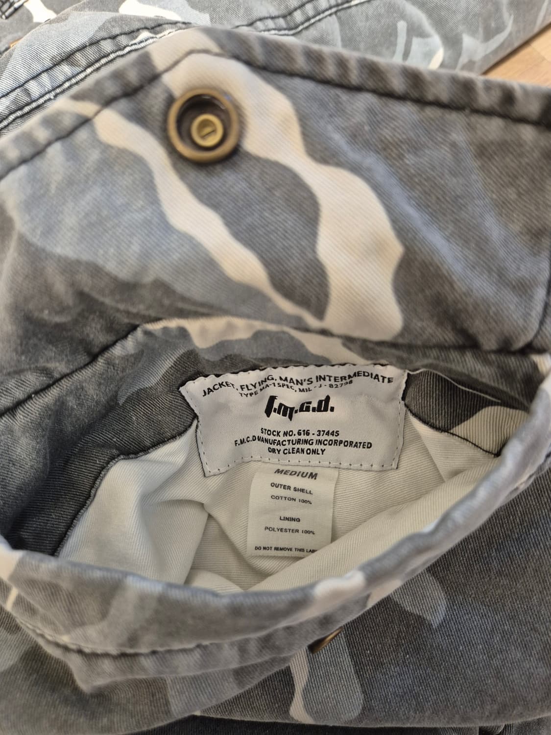 M) Kamiya x f.m.c.d 카미야 x 포스텍스가먼츠 MA-1 상품이미지4