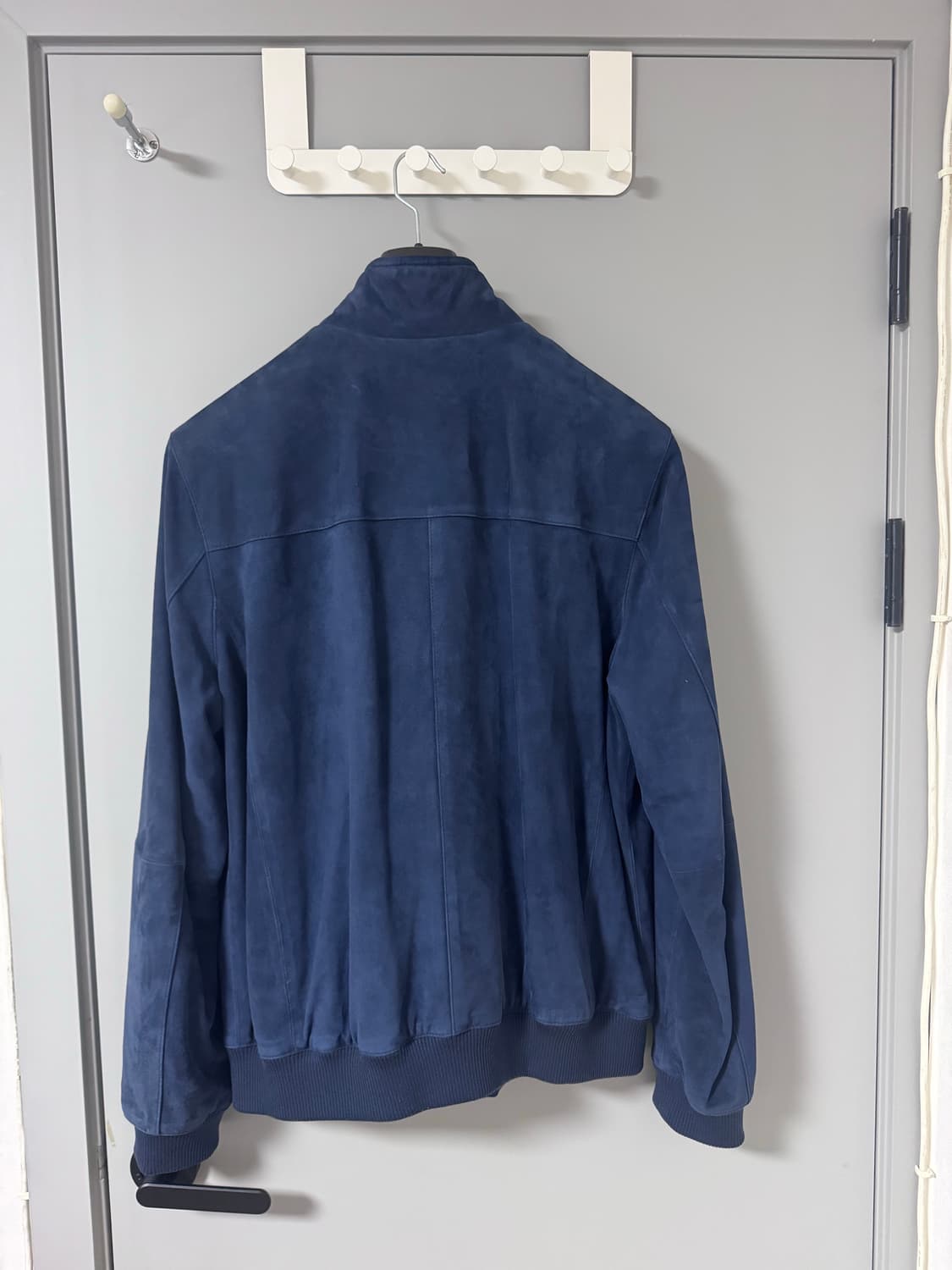 브룩스브라더스 네이비 스웨이드 블루종 봄버자켓 상품이미지3