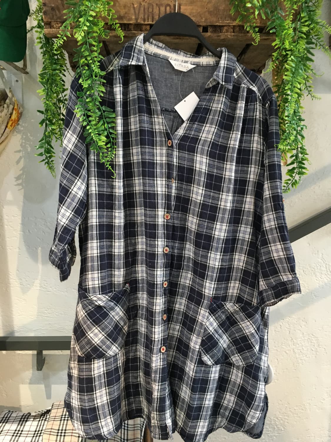 빈티지 폴로 체크 레이어드 코디세트 상품이미지2