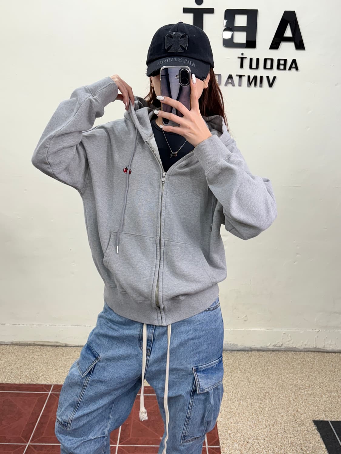 키르시 후드 집업 상품이미지3