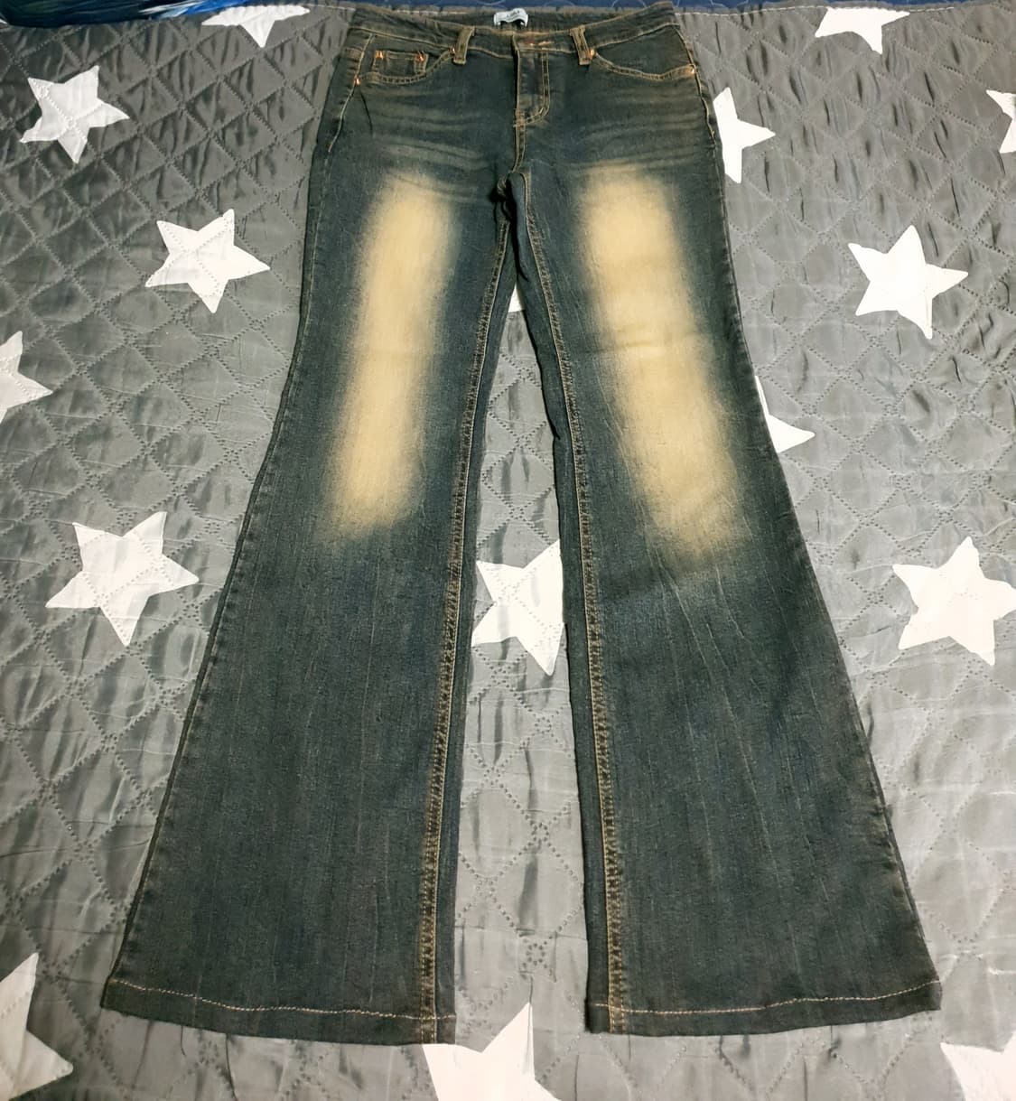 JJIM 빈티지워싱 로우라이즈 부츠컷 스판 데님팬츠 (M) 4종류 상품이미지1