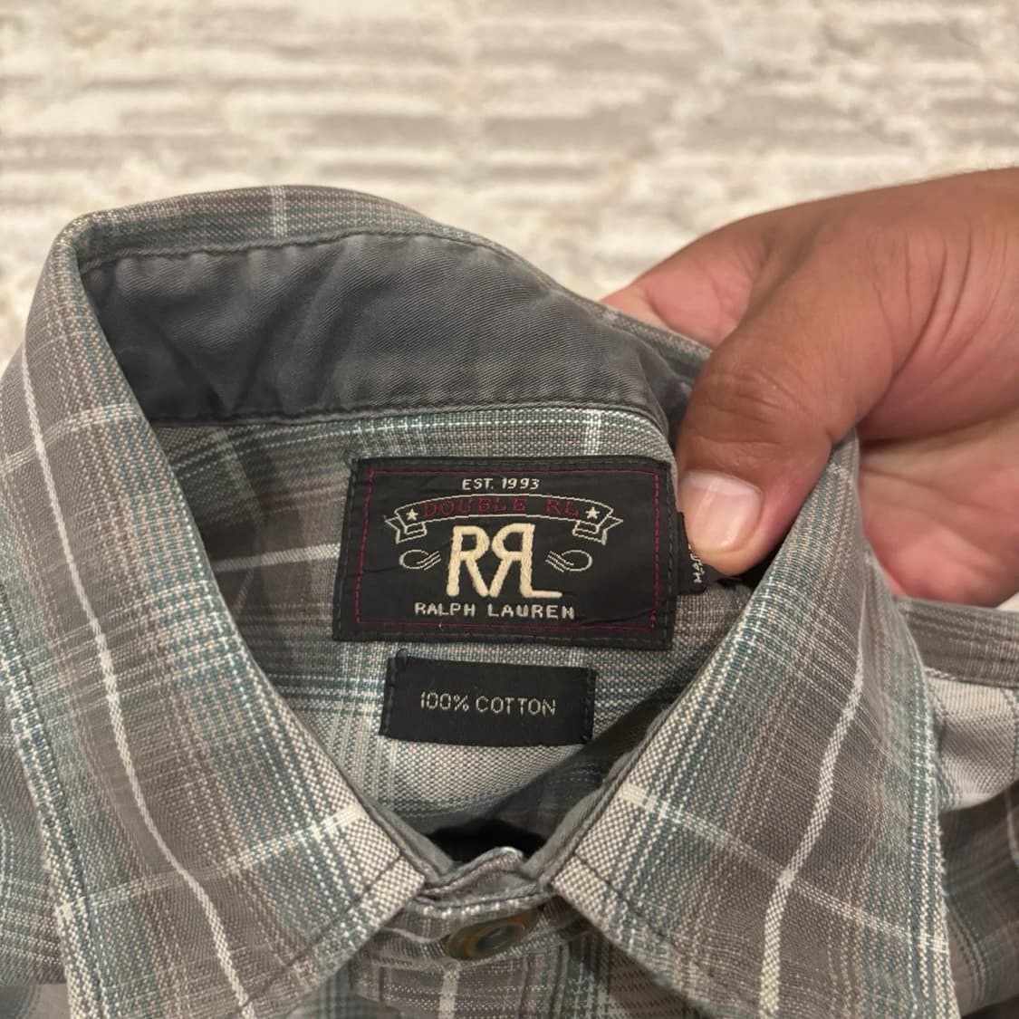 RRL 더블알엘 플래드 자카드 워크셔츠 상품이미지5