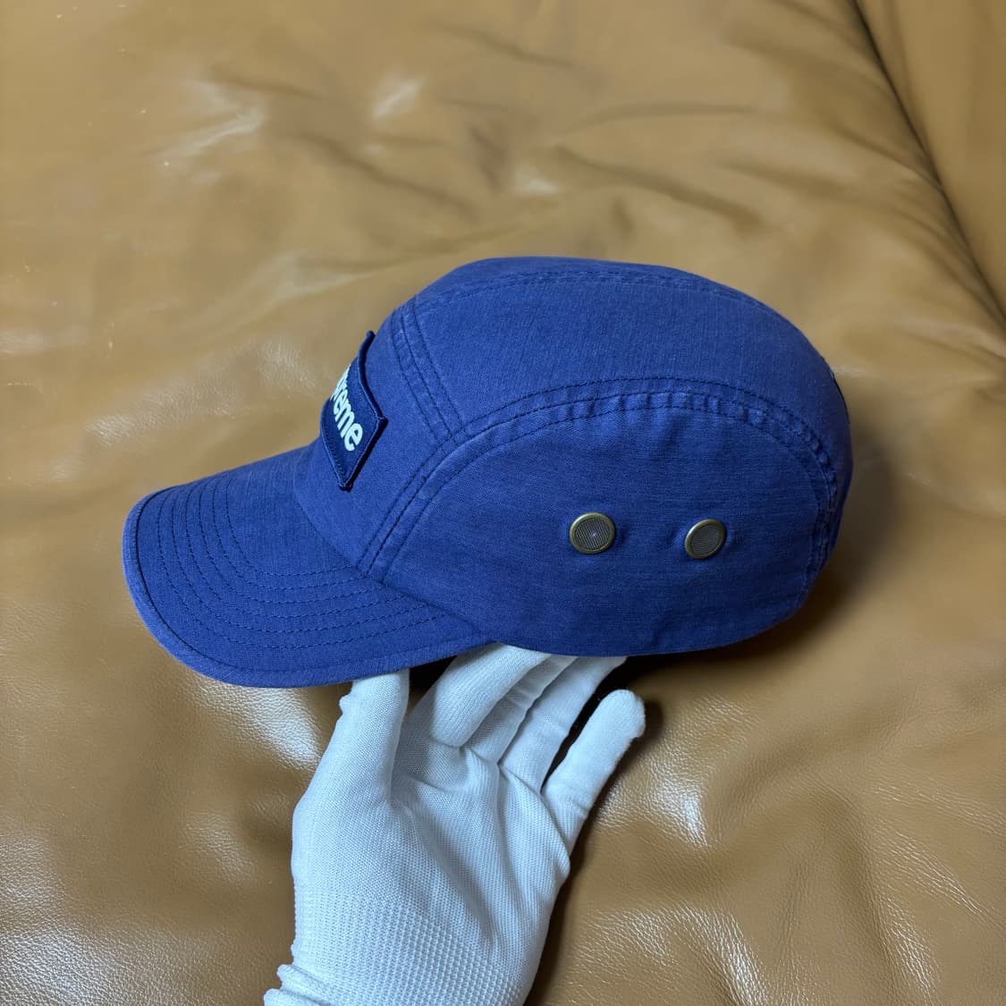 슈프림 캠프캡 모자 박스로고 23ss 밀리터리 네이비 상품이미지4