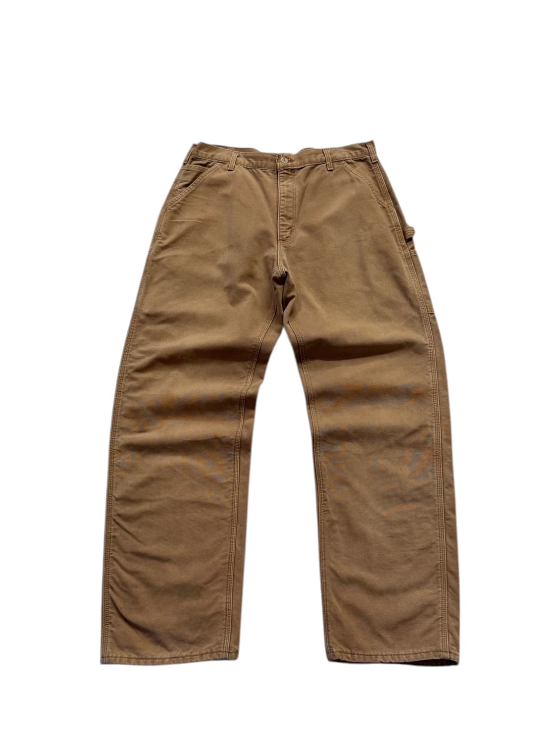 칼하트 B111 플란넬 라이닝 싱글니 워크팬츠 상품이미지1