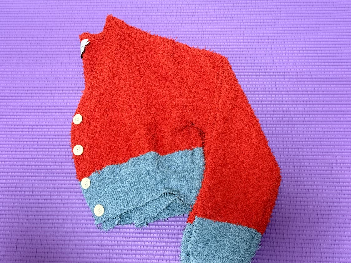 NEUL 살짝 숏 기장 스웨터 가디건 상품이미지2