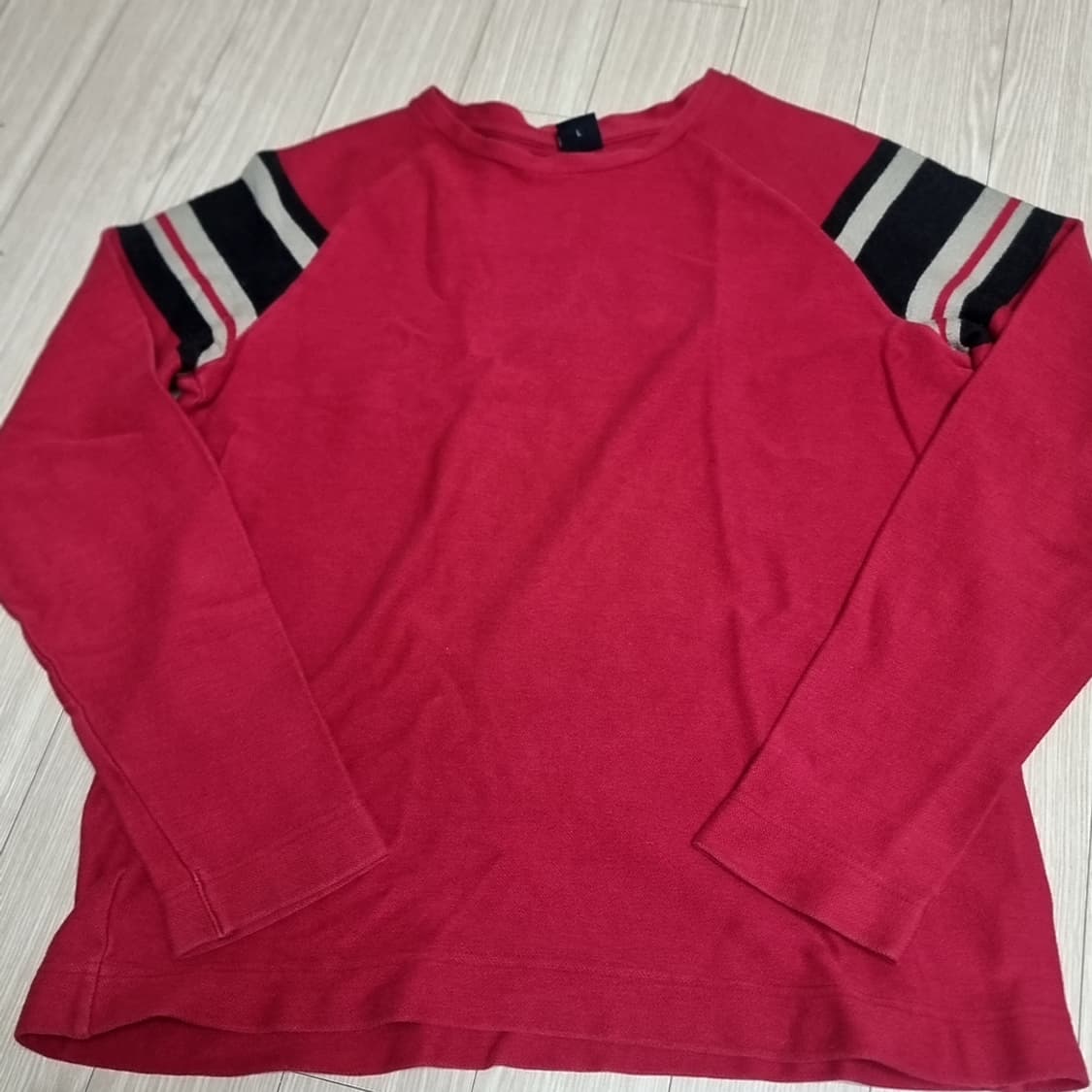 휴고보스 레드 스트라이프 긴팔 티셔츠(L) 상품이미지1