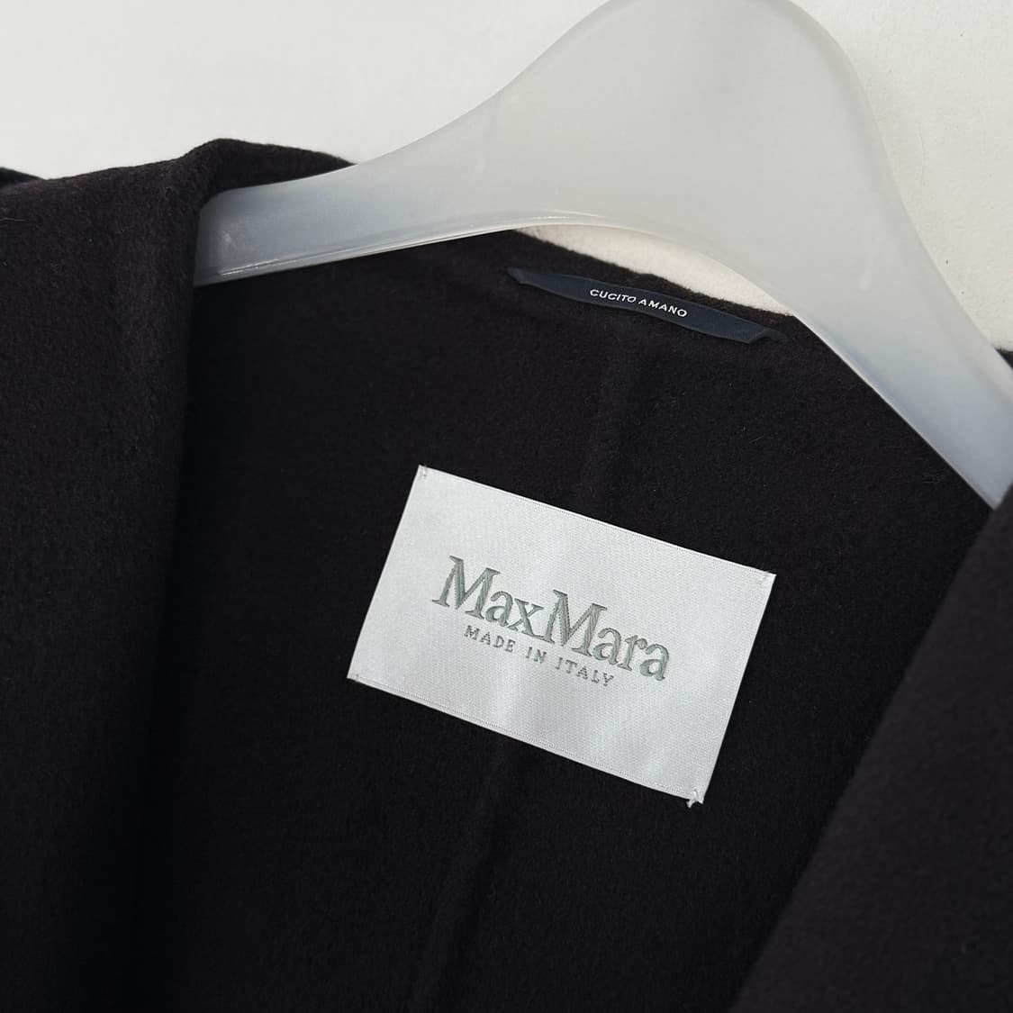 막스마라 리버시블 벨티드 하프 울 코트 상품이미지2