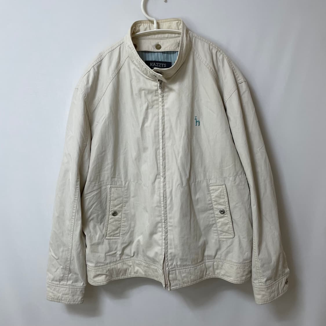 [ XL ] 헤지스 자수 로고 코튼 집업자켓 상품이미지1