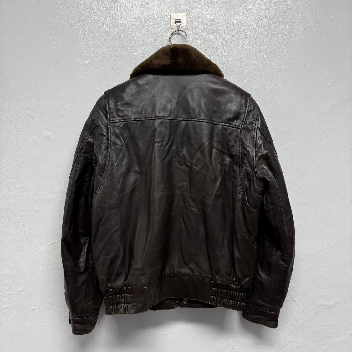 국군 레더 조종사 자켓 상품이미지2