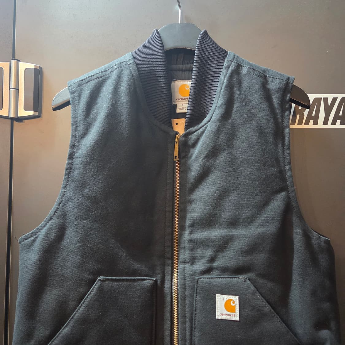 칼하트 워크 베스트 블랙 (S) 상품이미지3