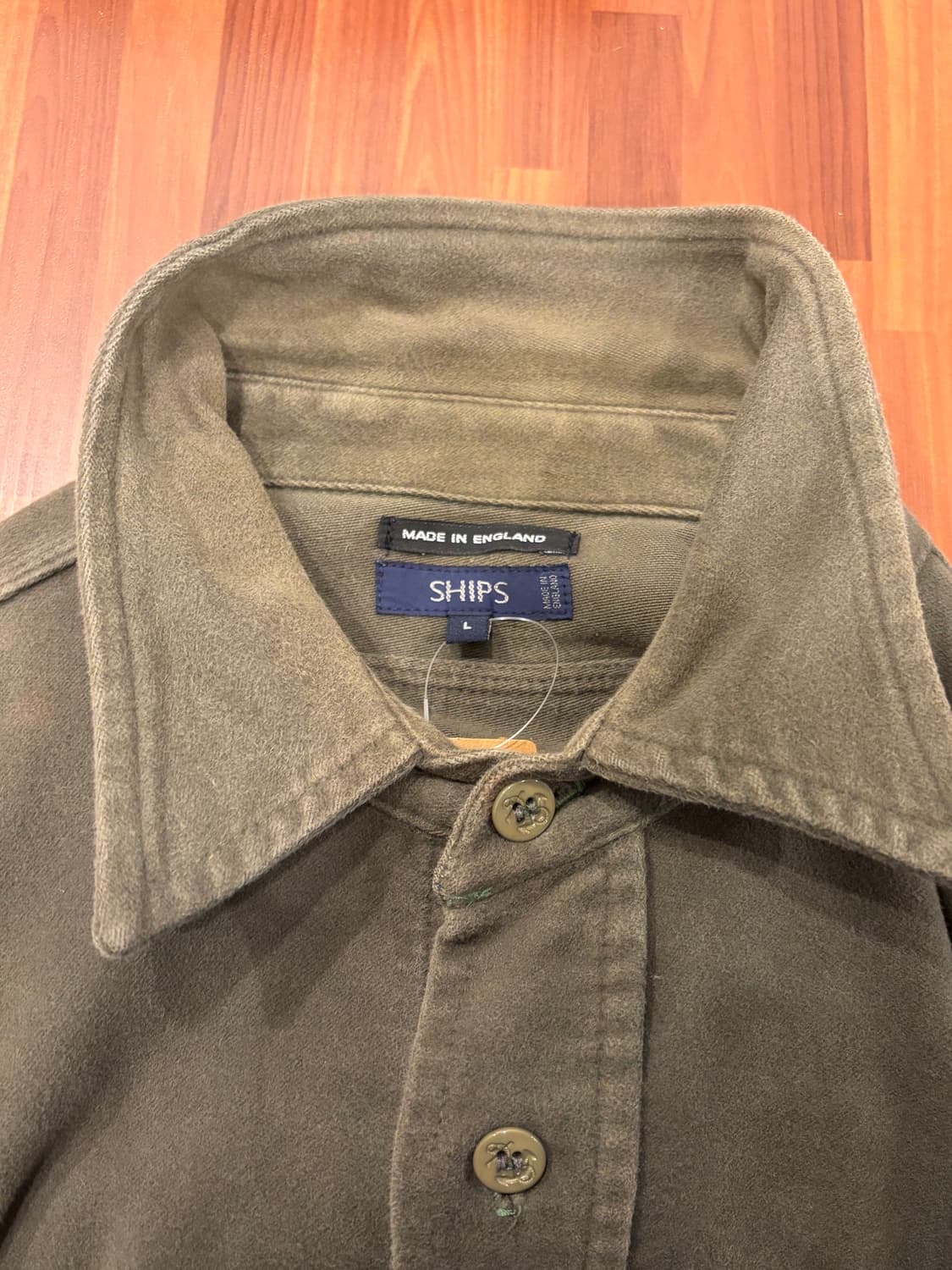 Ships 쉽스 헤비 몰스킨 앵커 워크 셔츠 (made England) 상품이미지8