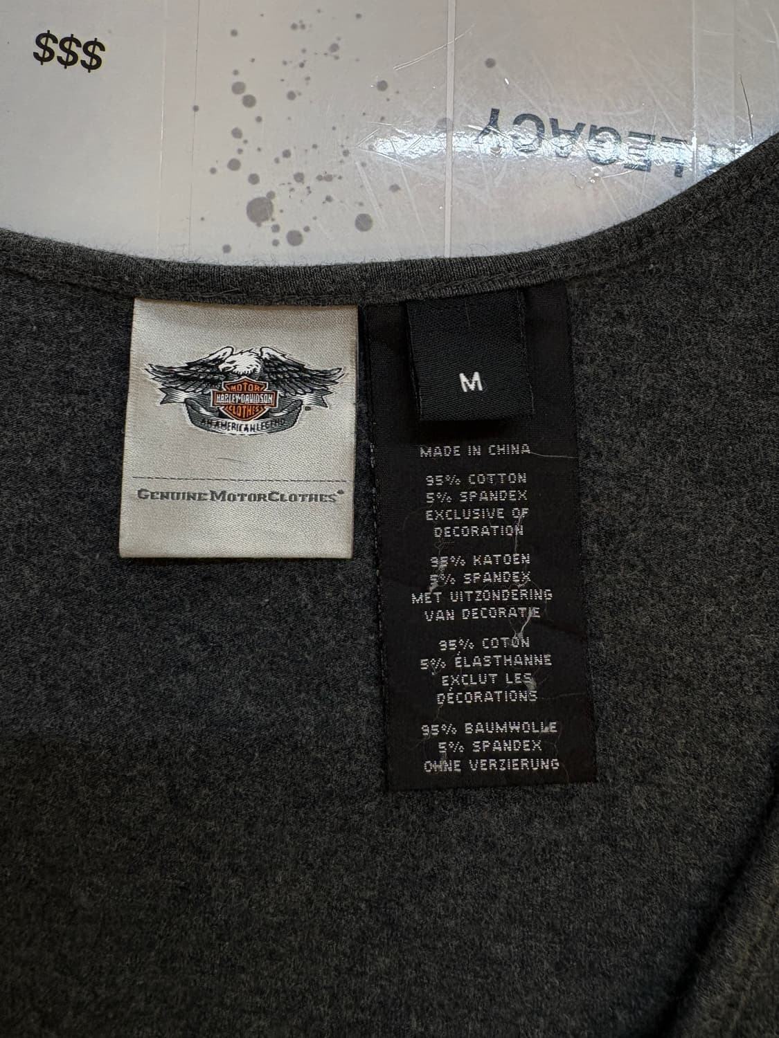 할리데이비슨 빅로고 빈티지 나시 상품이미지3