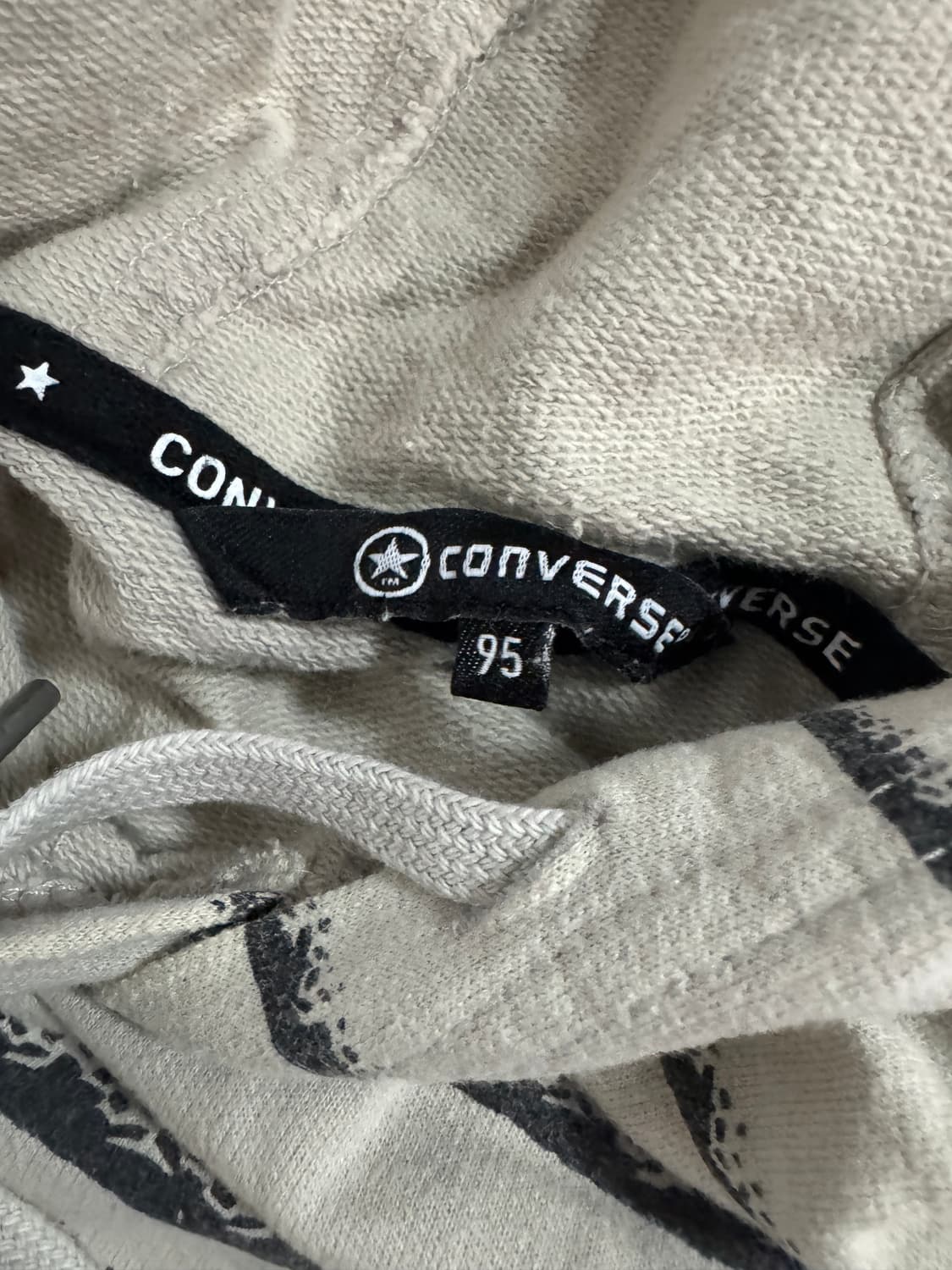 희귀!! 컨버스 올드스쿨 스트라이프 후드티 상품이미지3