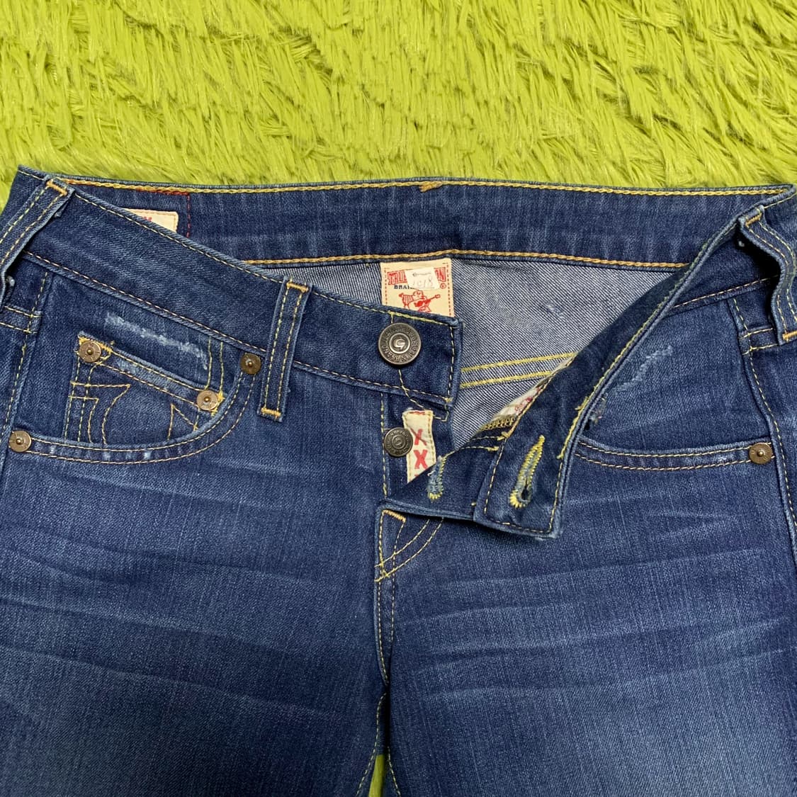 [표기 26] 트루릴리젼 XXX JOHHNY 스트레이트핏 데님팬츠 상품이미지4