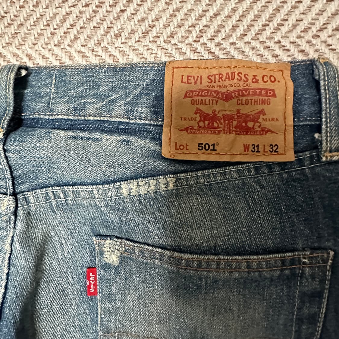 LEVI'S 501 1966 edition vintage jeans 상품이미지3