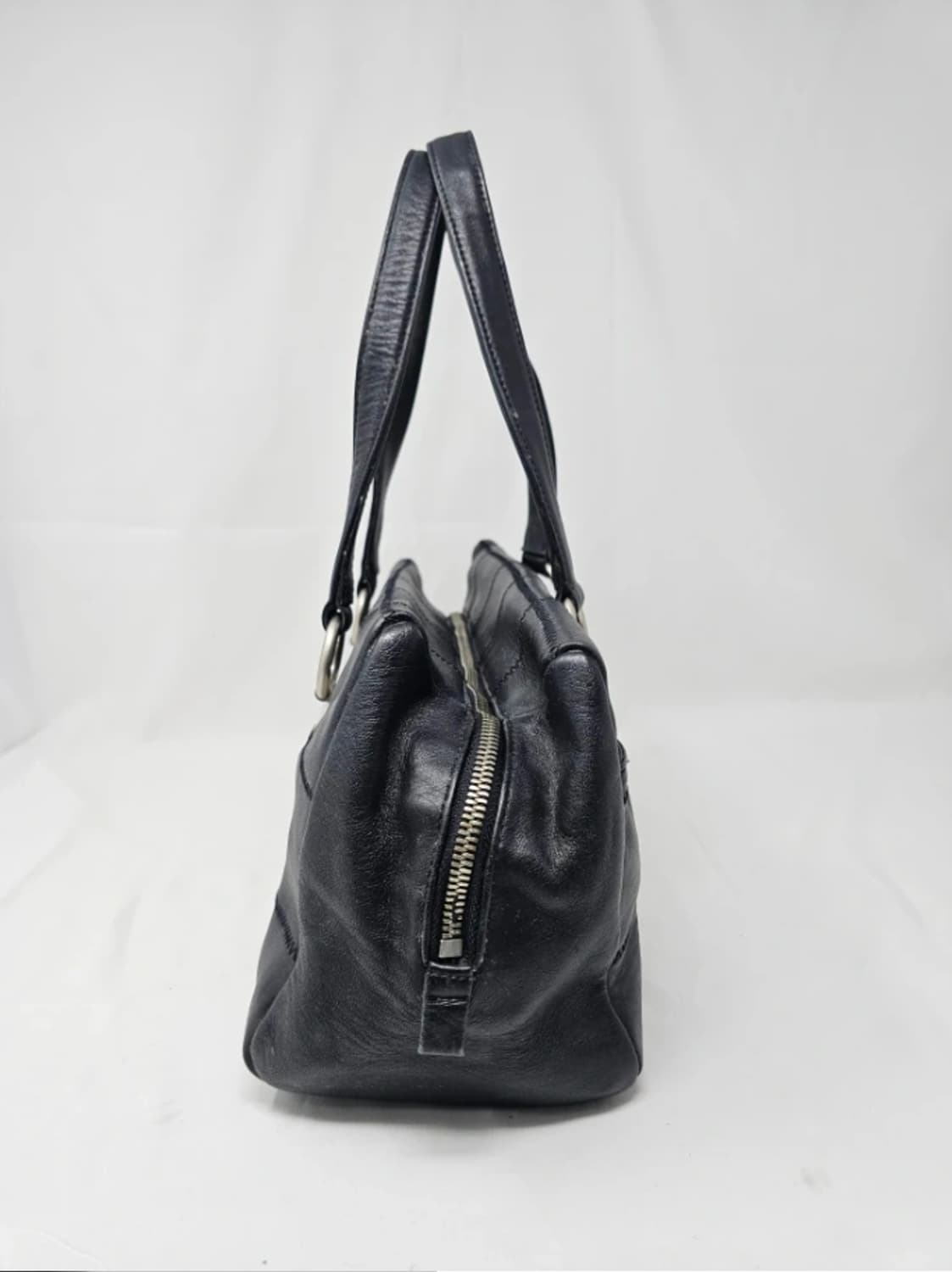 정품 샤넬 캐비어 정방 볼링 토트백 상품이미지4