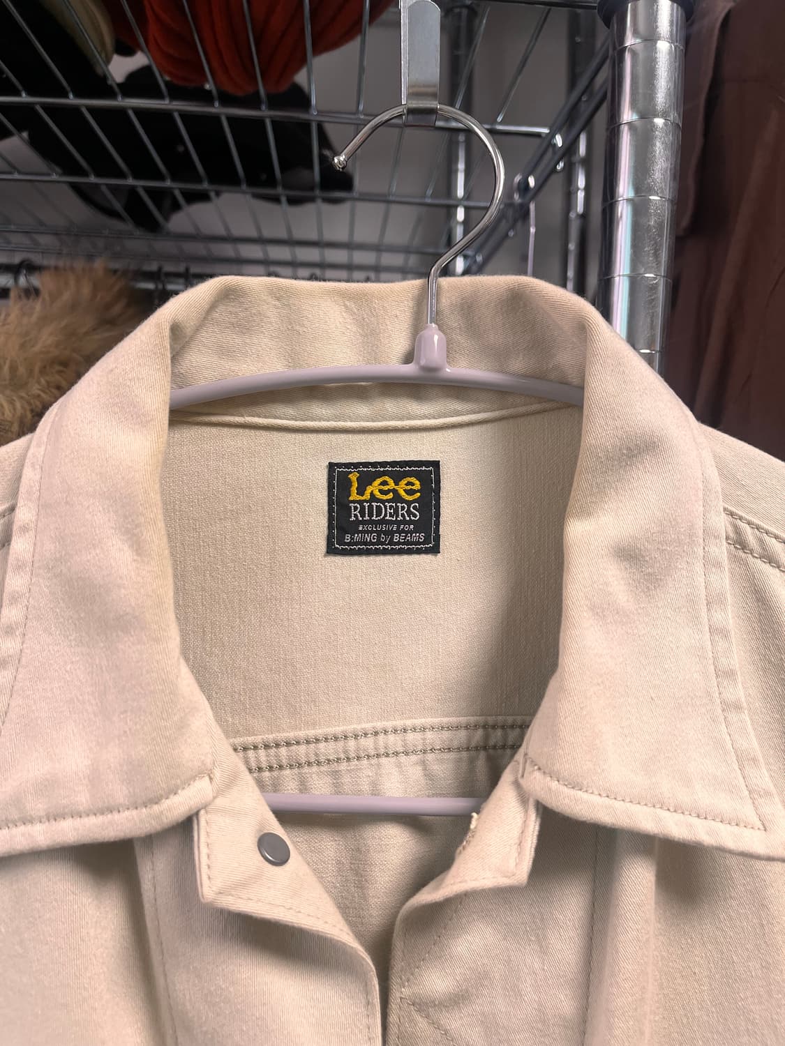 LEE x beams 100-J 리 화이트 웨스터너 자켓 별주 상품이미지3