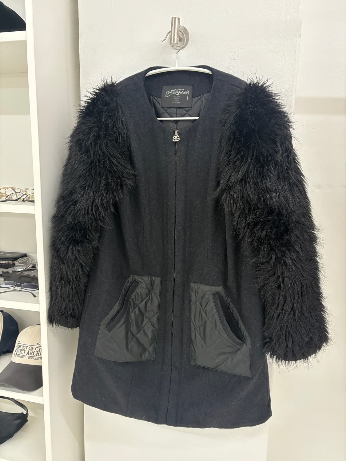 stussy fur jacket 상품이미지10