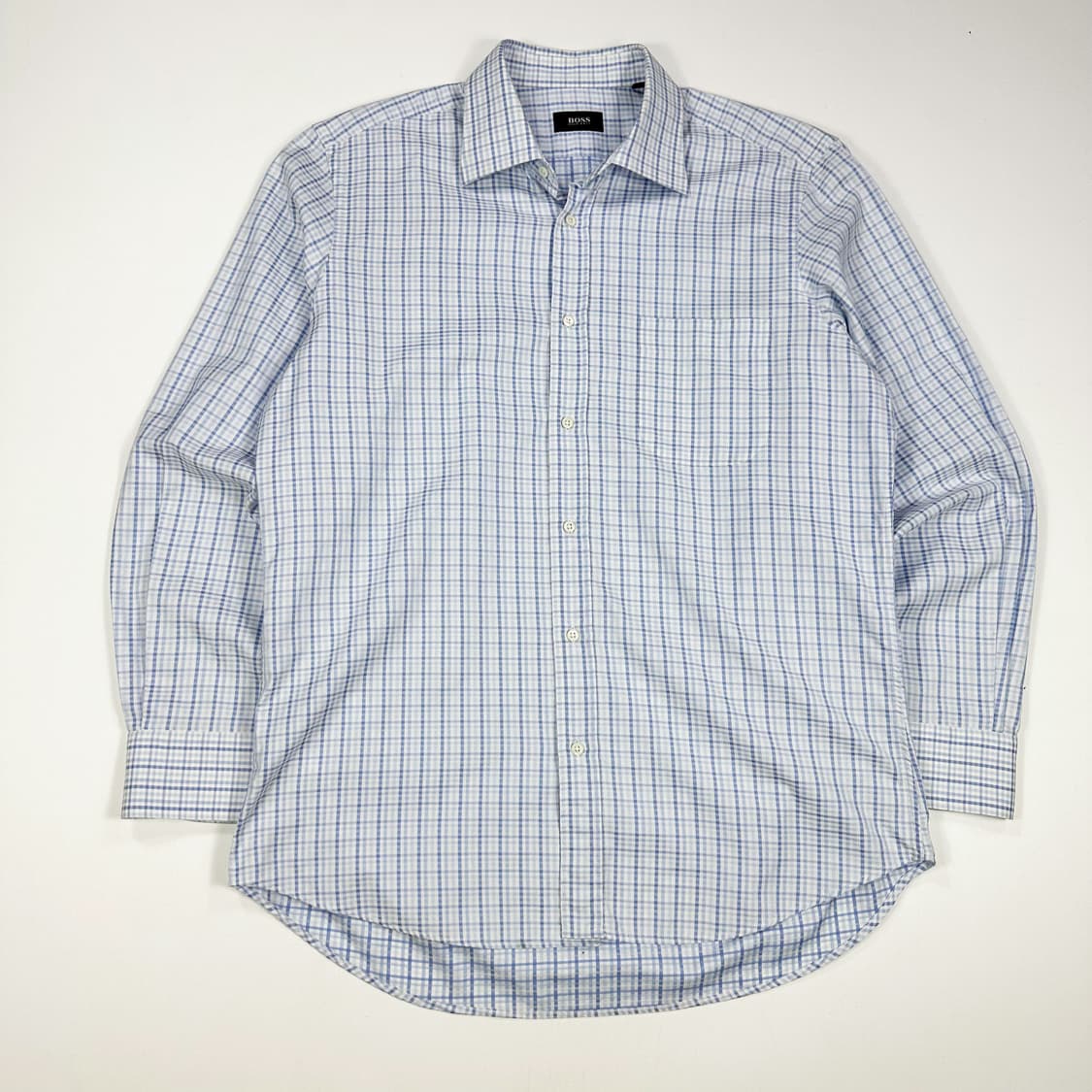 휴고보스 클래식 헤비 체크셔츠 (XL) 상품이미지2