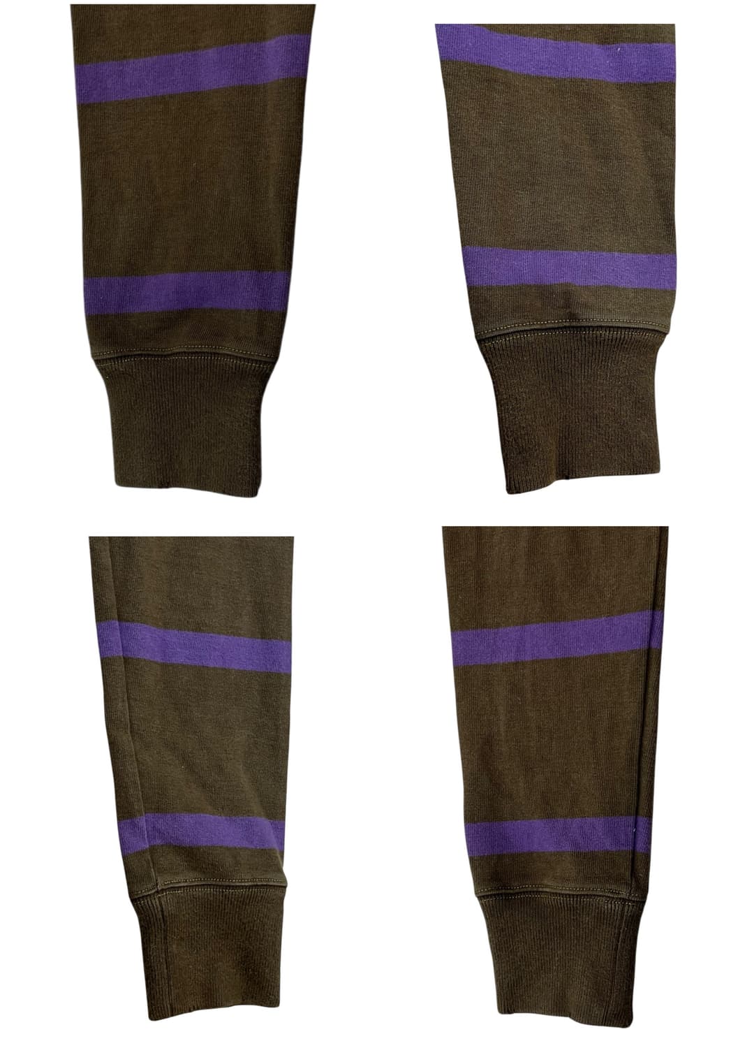 랄프로렌 스트라이프 럭비티 브라운 S #csz1751 상품이미지9