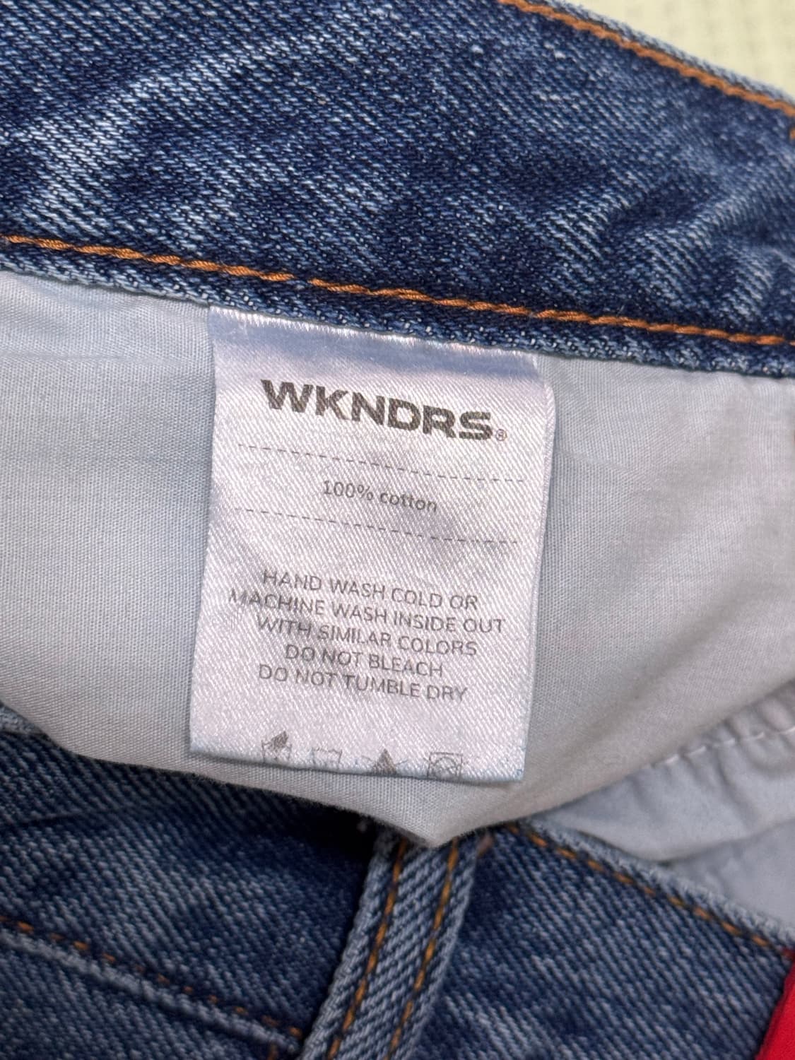 위캔더스 데님팬츠 새상품급 상품이미지3