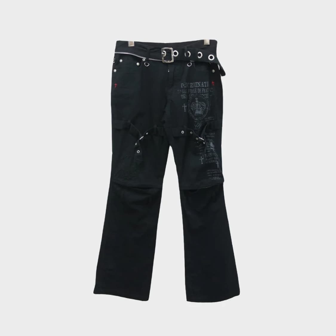 매드펑크 고스펑크 본디지 버클 팬츠 65150 상품이미지1