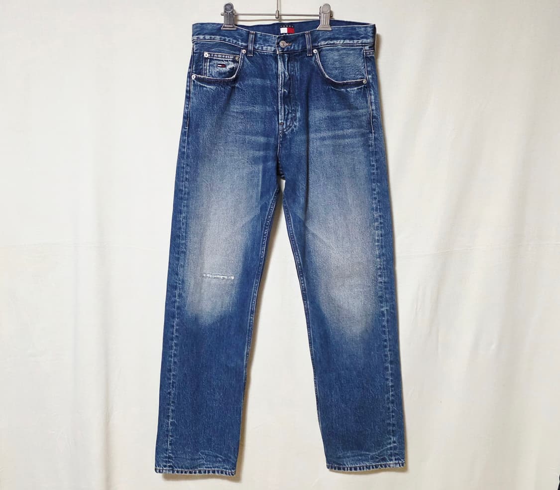 TOMMY 타미 진스 프리미엄 데님 스트레이트 칸디아니 원단(30/32) 상품이미지2