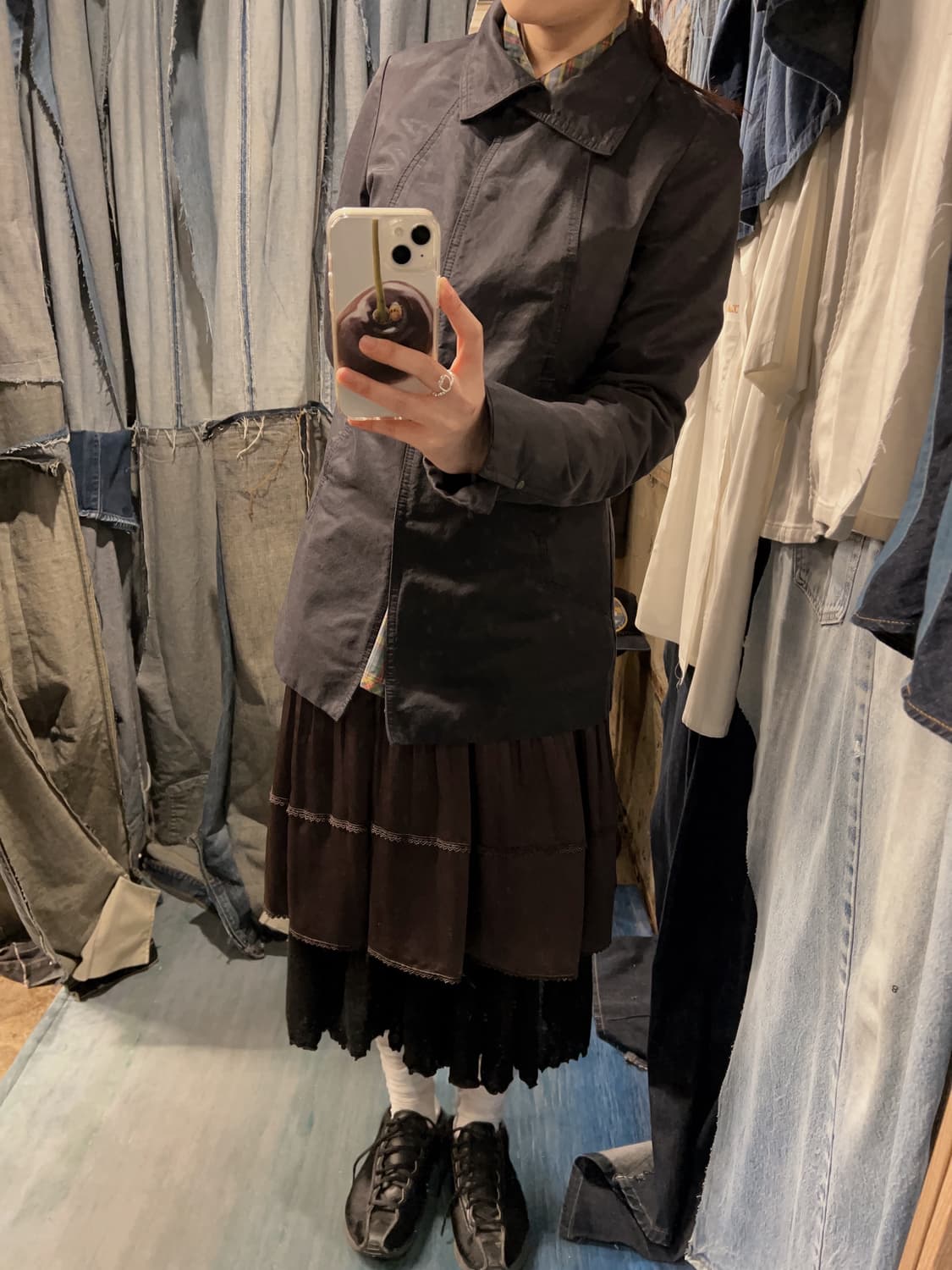 44 ) BENETTON Gloss Panel Jacket 상품이미지3