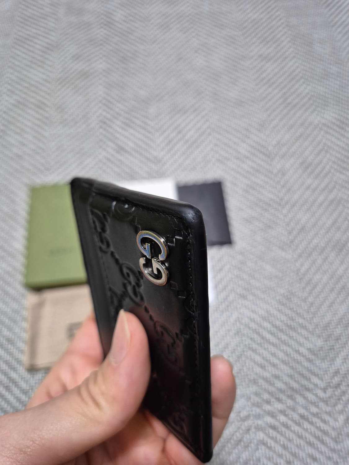 정품 구찌 카드지갑(보증서포함) 상품이미지5