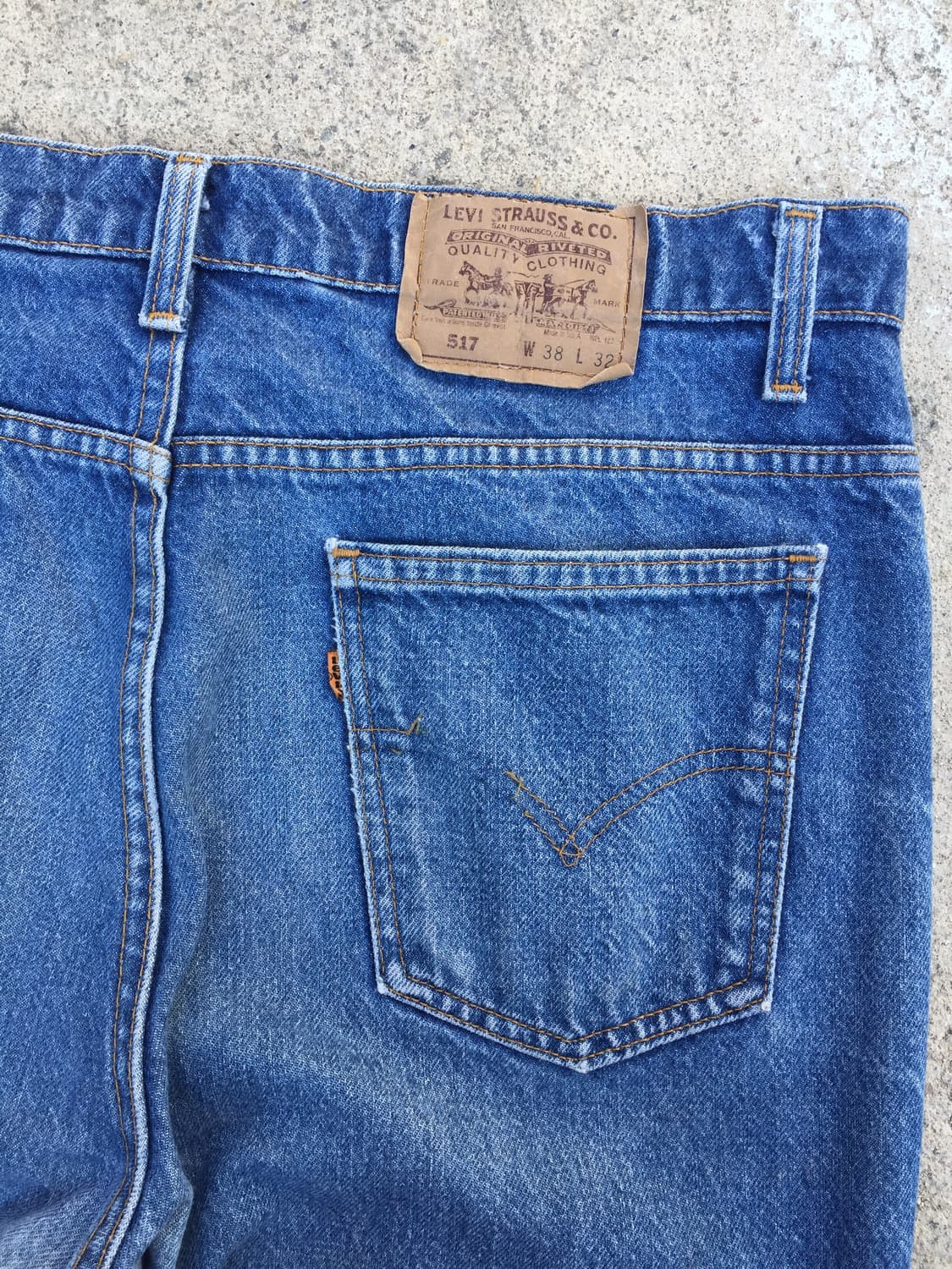 90‘s 리바이스 517 굿 페이딩 굿 사이즈 상품이미지7