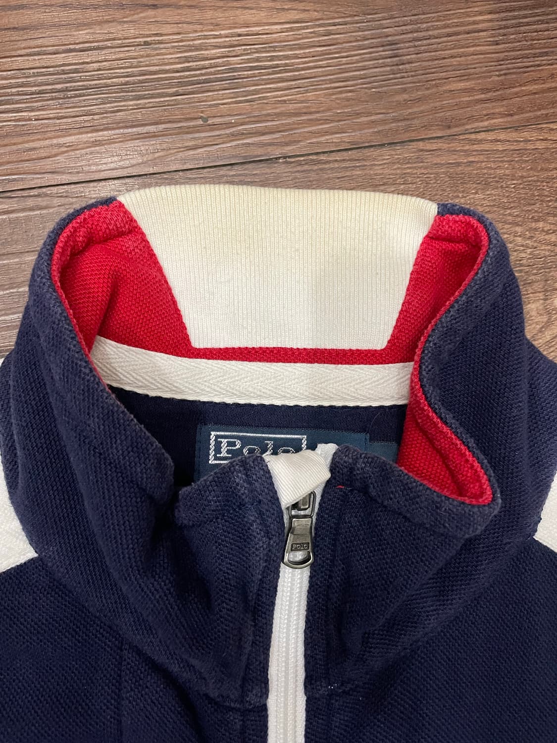 폴로 치프키프 빅포니 GBR 영국 코튼 집업 자켓 네이비 상품이미지7