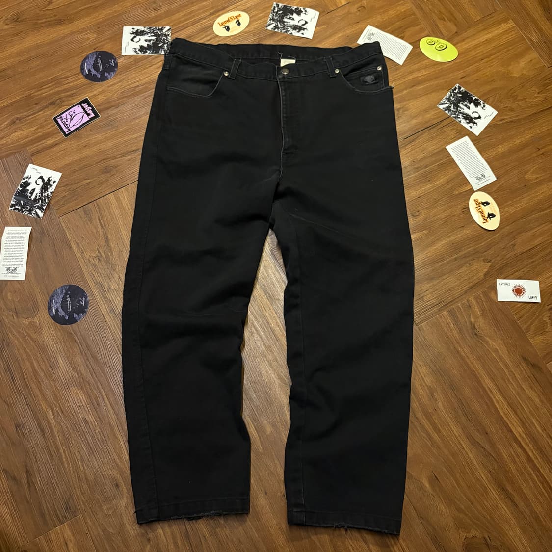 Harley davidson Black denim pants 상품이미지1