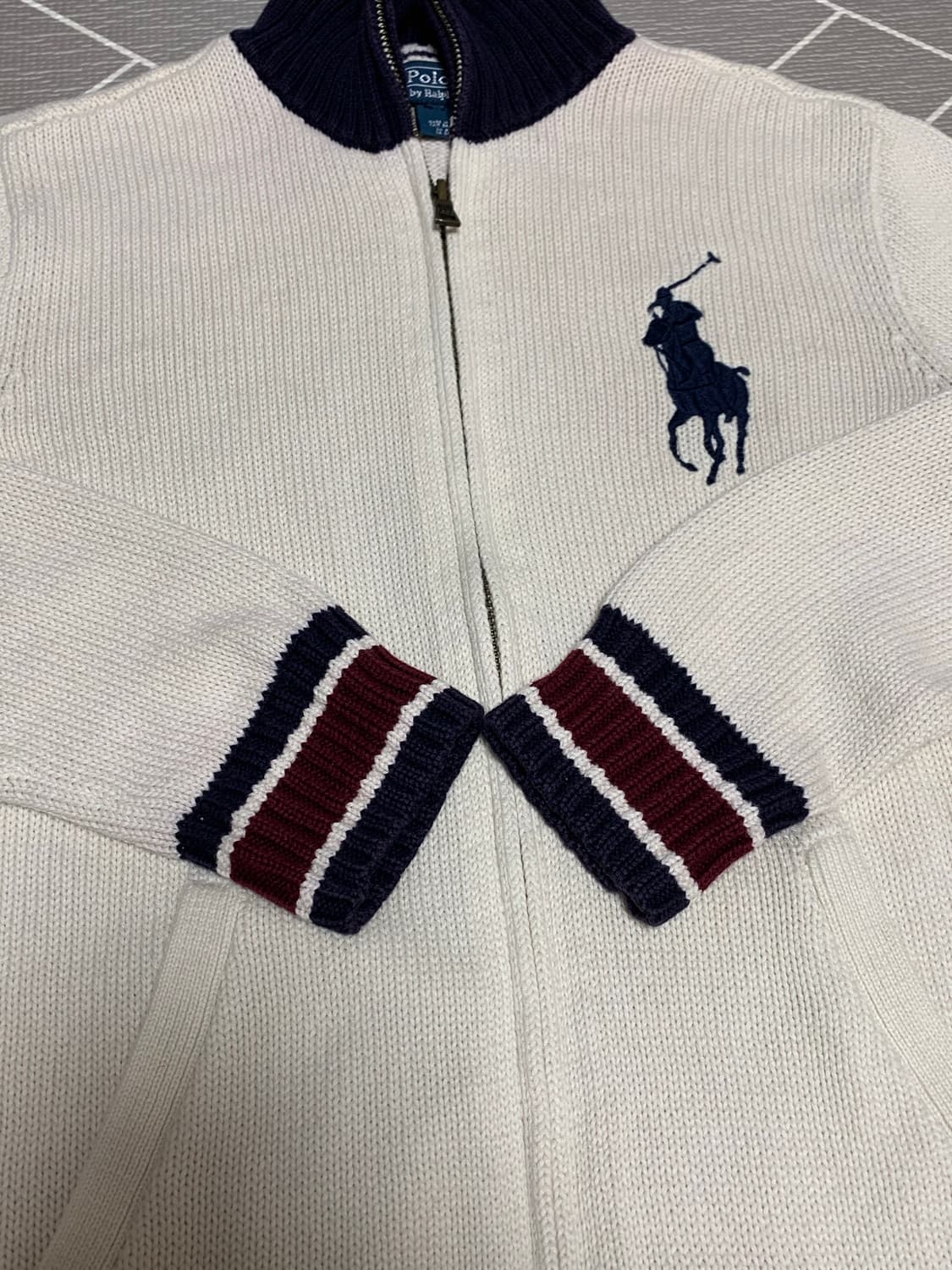 폴로 빅포니 니트집업  상품이미지4