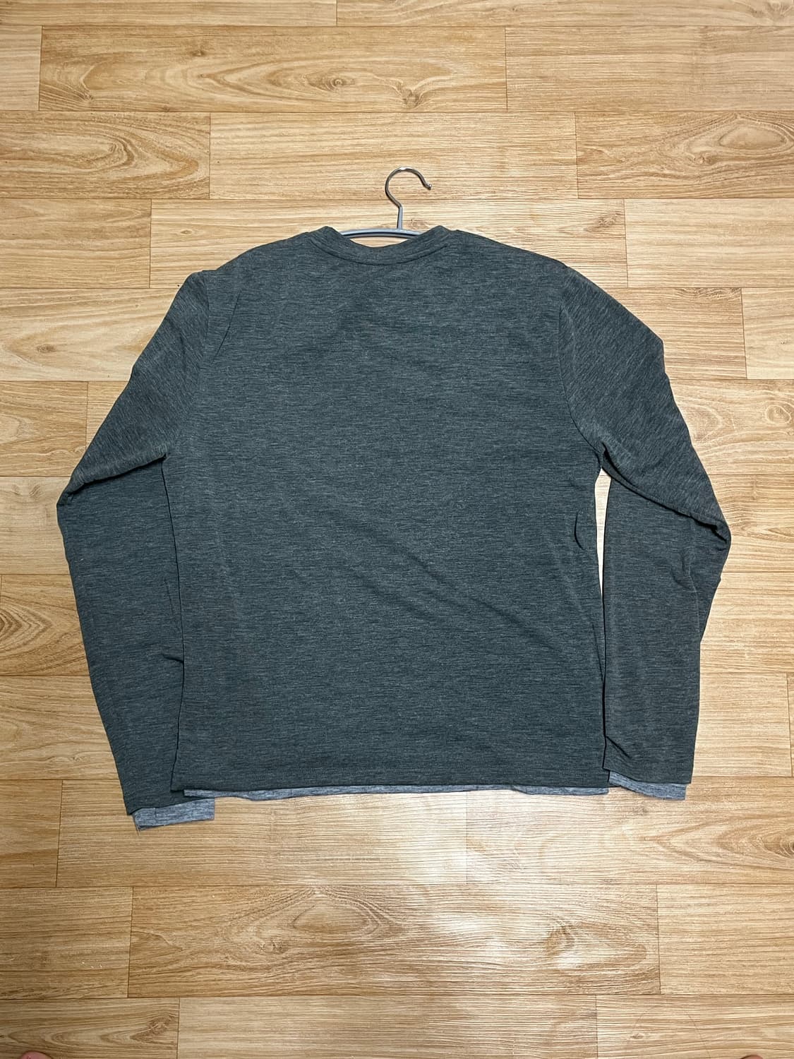 주앙옴므 레이어드 롱슬리브 m (차콜) 상품이미지2