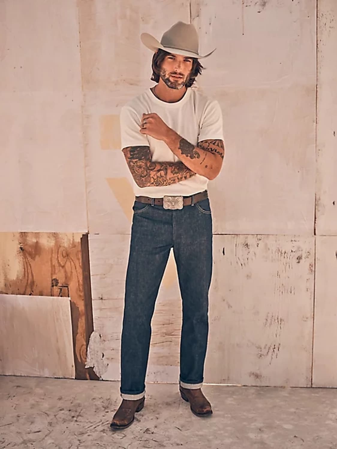 랭글러 콘 데님 화이트오크 셀비지데님 34/32 상품이미지1