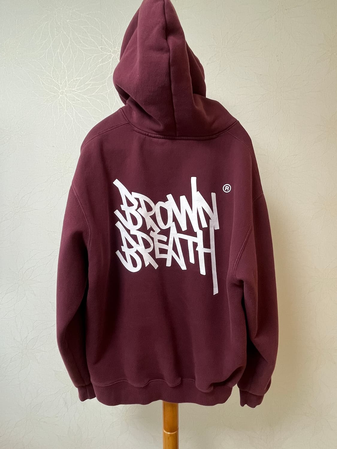 브라운브레스 TAG OG HOODIE - BURGUNDY 상품이미지3