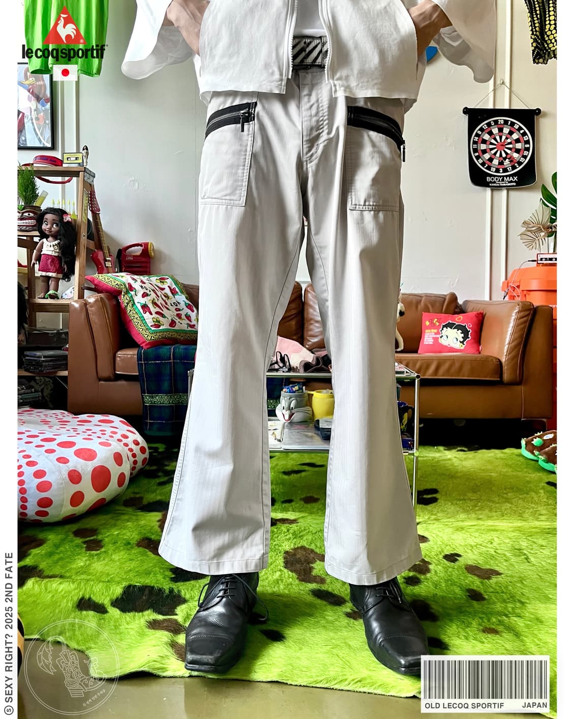 Old lecoq Sportif Wide Boots-Cut Pants 상품이미지1