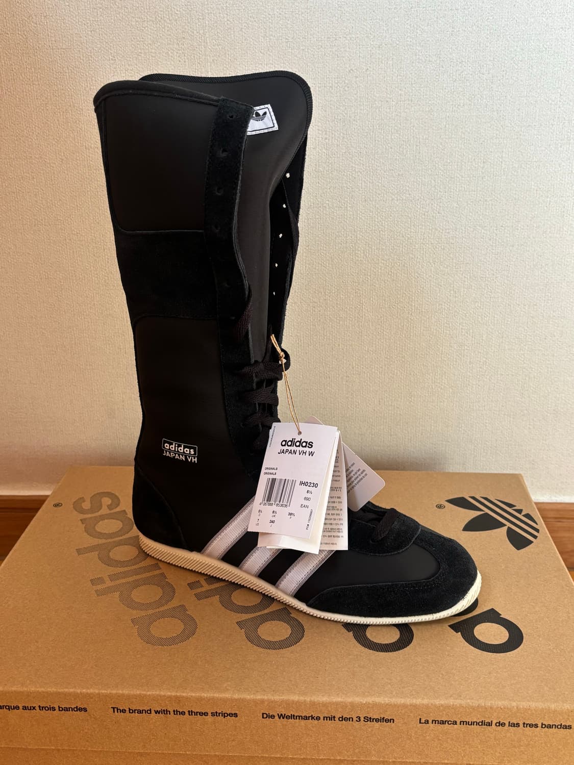 아디다스 재팬 VH 코어 블랙 클라우드 화이트 240mm 상품이미지1