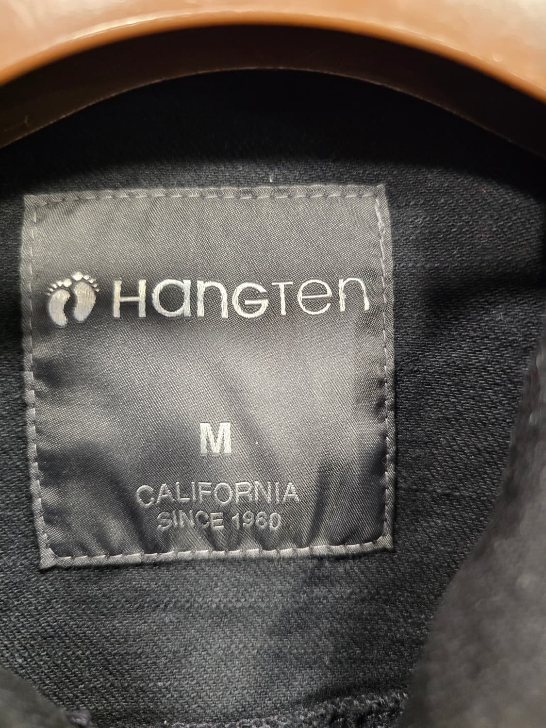 행텐 남성 블랙 데님 자켓 M(95) 상품이미지6