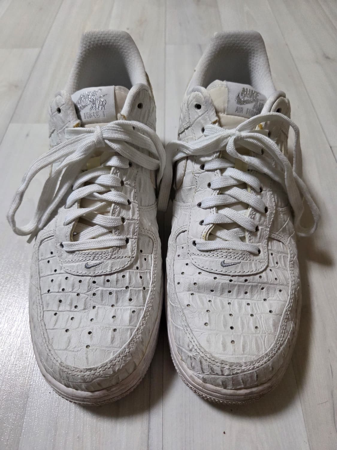 나이키 에어포스 1 로우 '07 LV8 화이트 크록 270 상품이미지2